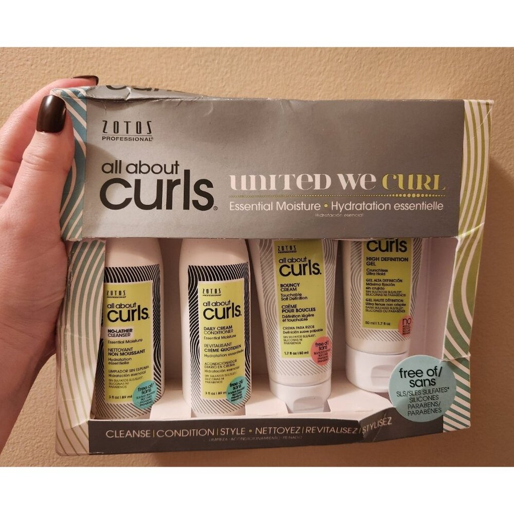 Zotos All About Curls Starter Kit NWT